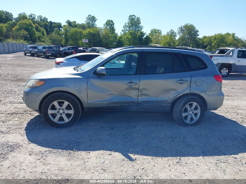 2007 Hyundai Santa Fe Se/Limited VIN: 5NMSH13E37H009428 Lot: 40298644