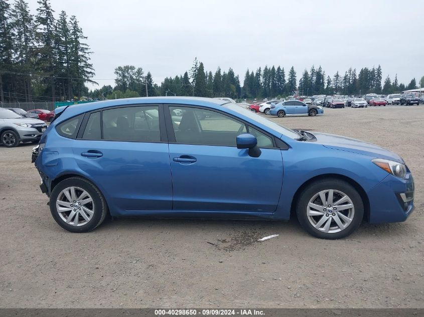 2016 Subaru Impreza 2.0I Premium VIN: JF1GPAB66G8293275 Lot: 40298650