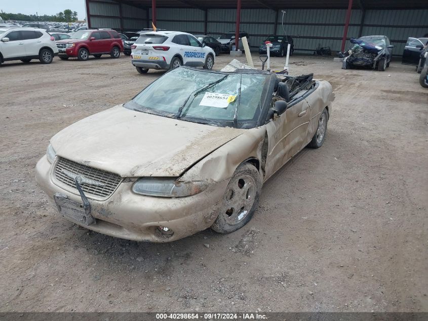 1998 Chrysler Sebring Jxi VIN: 3C3EL55H3WT304674 Lot: 40298654