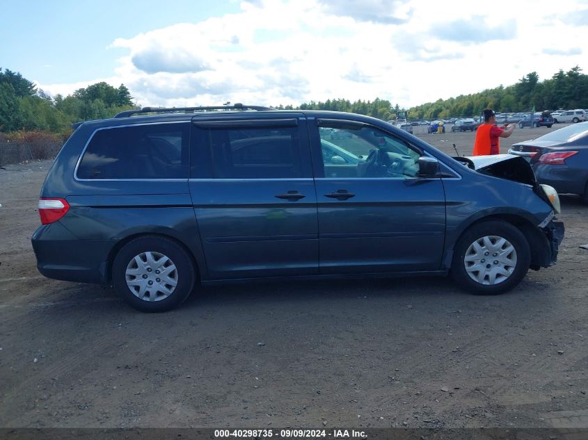 2006 Honda Odyssey Lx VIN: 5FNRL38266B011195 Lot: 40298735