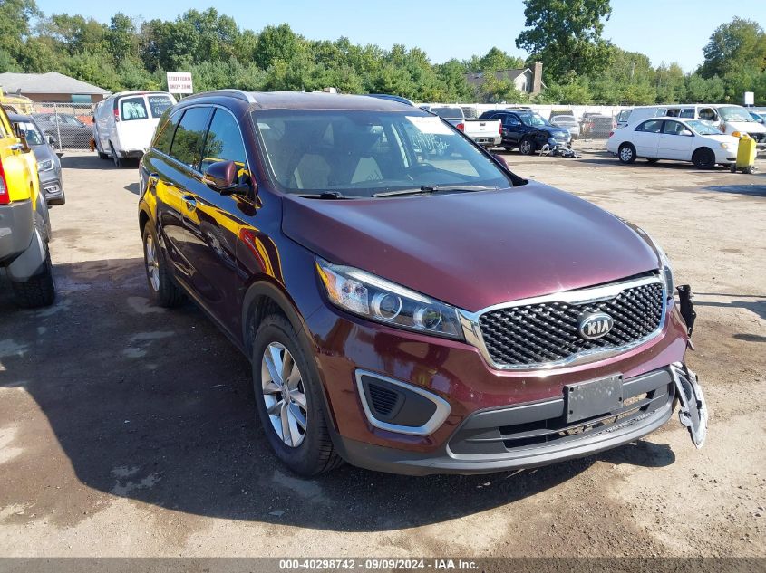 VIN 5XYPG4A39GG123309 2016 KIA SORENTO no.1