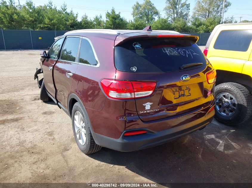 VIN 5XYPG4A39GG123309 2016 KIA SORENTO no.3