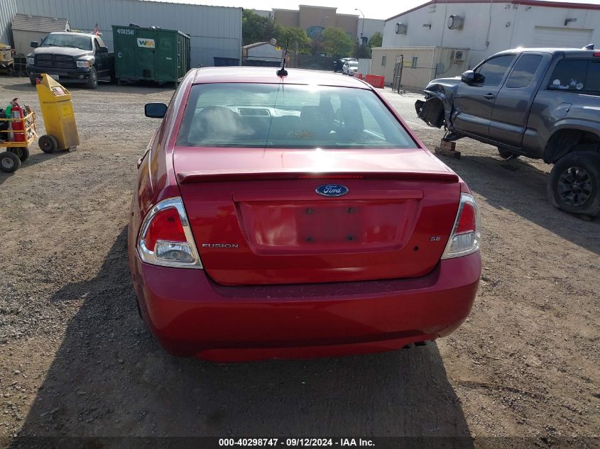 2008 Ford Fusion Se VIN: 3FAHP07Z88R186262 Lot: 40298747