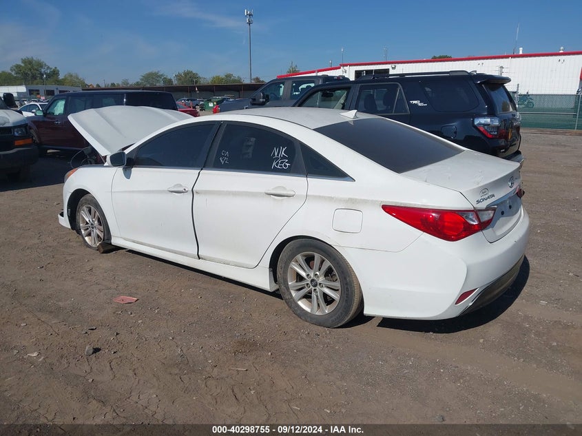 2014 HYUNDAI SONATA VIN: 5NPEB4AC3EH911840