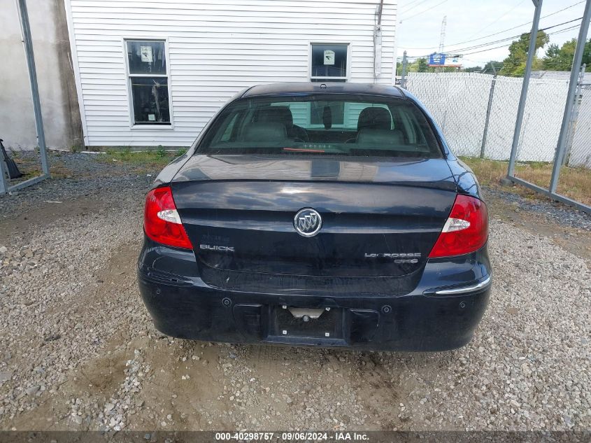 2005 Buick Lacrosse Cxs VIN: 2G4WE567851314337 Lot: 40298757