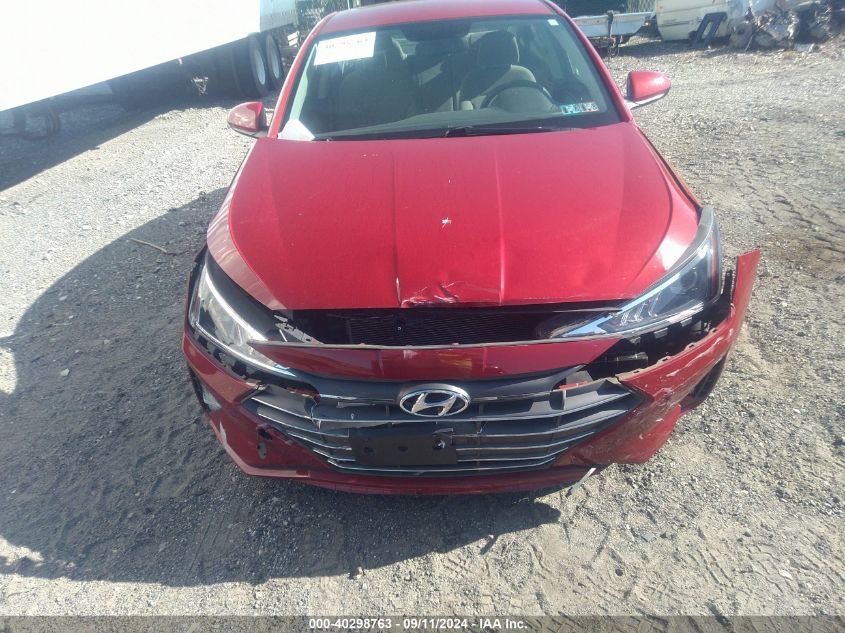 2019 Hyundai Elantra Se VIN: KMHD74LF4KU862049 Lot: 40298763