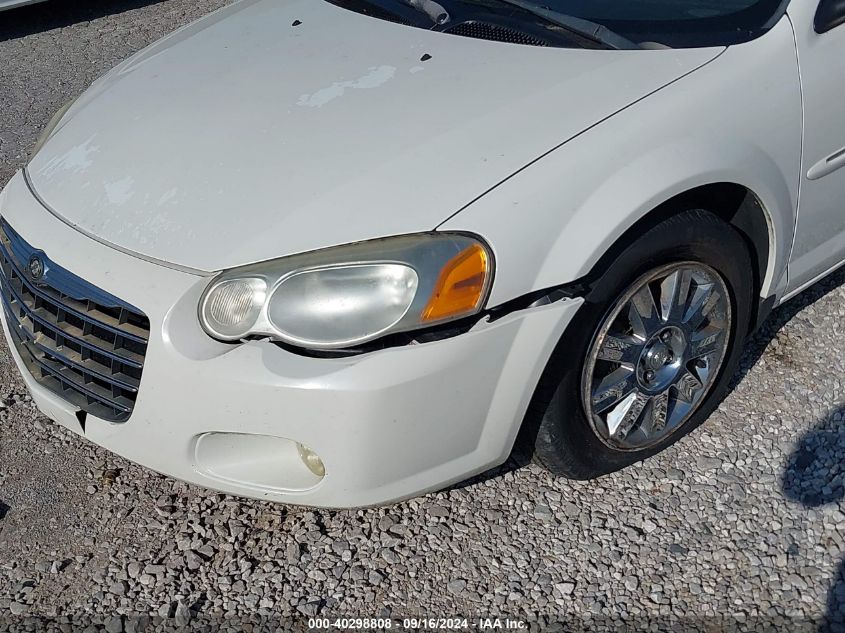 2005 Chrysler Sebring Limited VIN: 1C3EL66R35N636013 Lot: 40298808