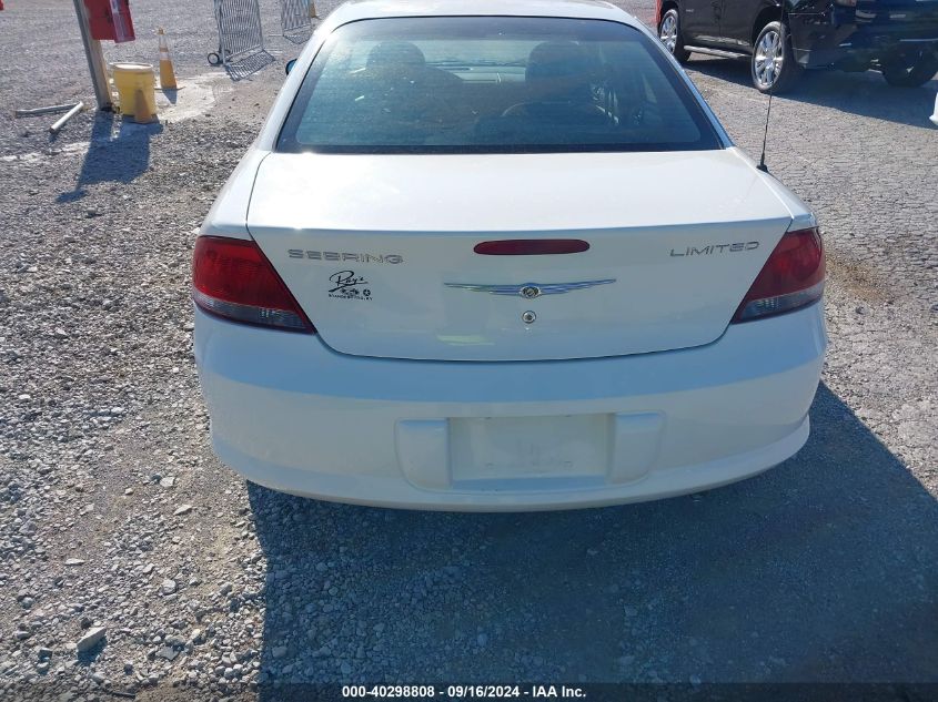 2005 Chrysler Sebring Limited VIN: 1C3EL66R35N636013 Lot: 40298808