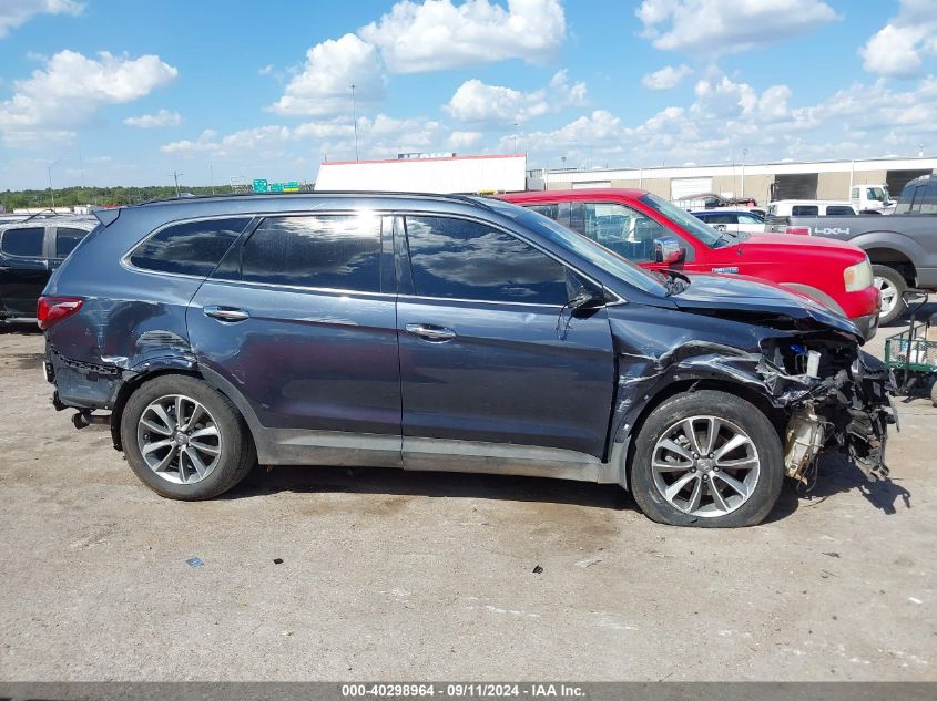 2017 Hyundai Santa Fe Se/Limited VIN: KM8SN4HF5HU205582 Lot: 40298964