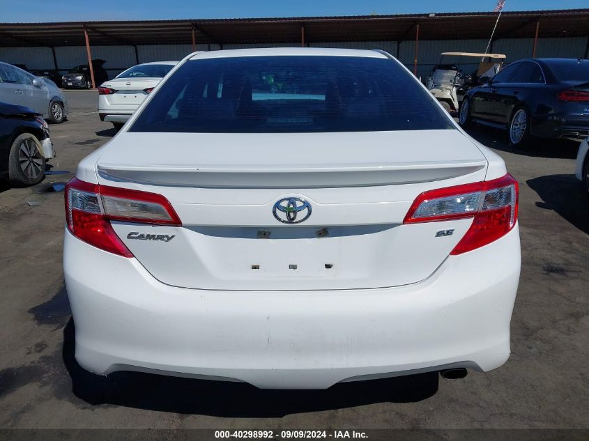 2012 Toyota Camry Se VIN: 4T1BF1FK2CU111650 Lot: 40298992