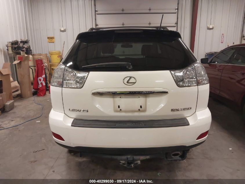 2008 Lexus Rx 350 VIN: 2T2HK31U08C090165 Lot: 40299030