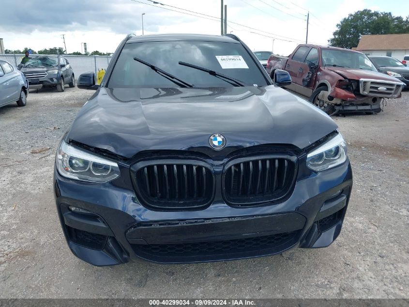 2021 BMW X3 xDrive30I VIN: 5UXTY5C03M9F44994 Lot: 40299034