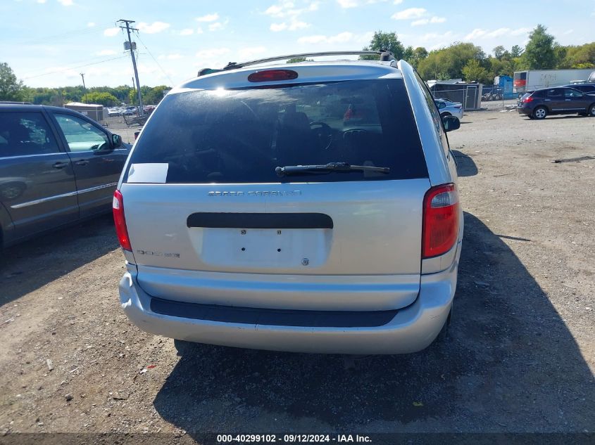 2005 Dodge Grand Caravan Se VIN: 1D4GP24RX5B102743 Lot: 40299102