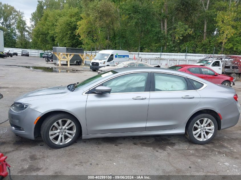 2015 Chrysler 200 Limited VIN: 1C3CCCAB9FN532000 Lot: 40299108