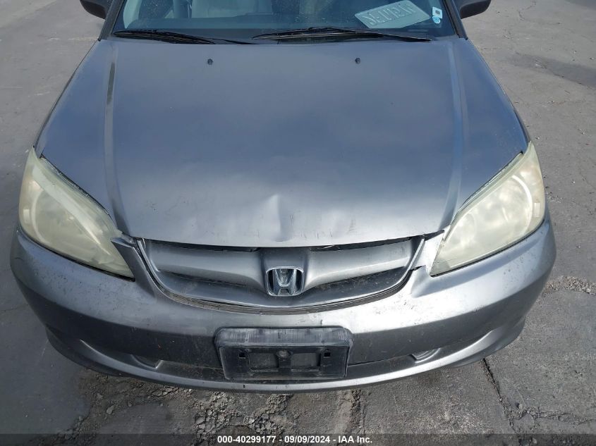 2004 Honda Civic Lx VIN: 2HGES16574H537993 Lot: 40299177