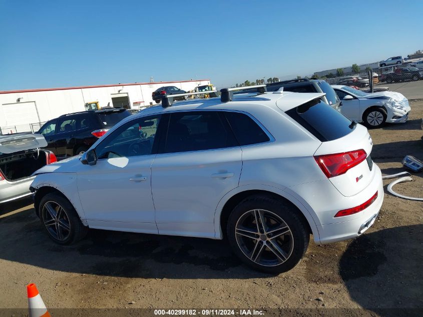 2018 Audi Sq5 3.0T Premium Plus VIN: WA1A4AFY3J2130432 Lot: 40299182