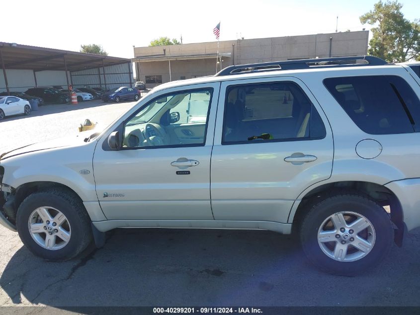 2007 Mercury Mariner Hybrid VIN: 4M2CU39HX7KJ04239 Lot: 40299201