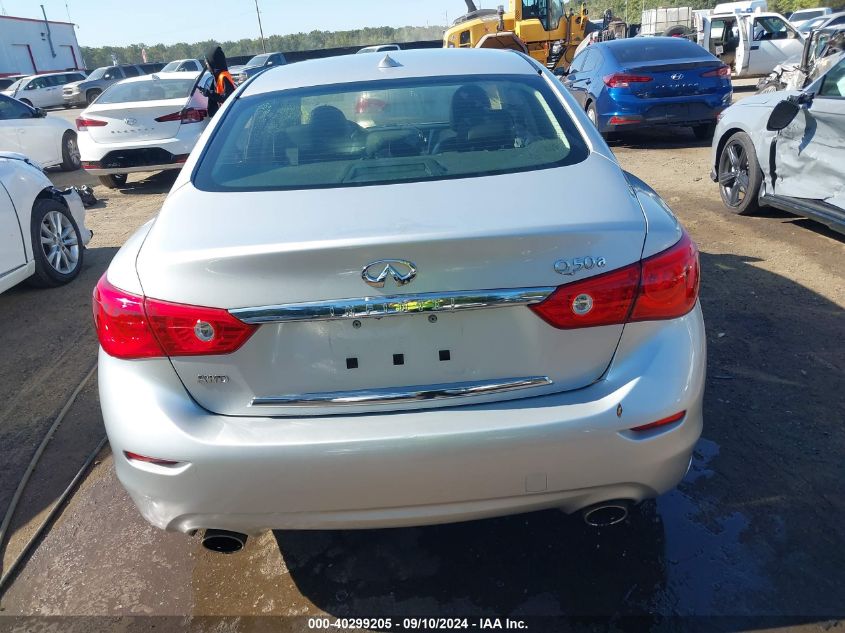 2015 Infiniti Q50 Premium/Sport VIN: JN1BV7AR0FM407594 Lot: 40299205