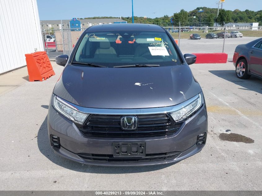 2023 Honda Odyssey Touring VIN: 5FNRL6H80PB027092 Lot: 40299213