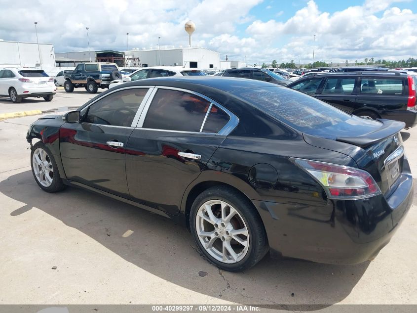 2013 Nissan Maxima S/Sv VIN: 1N4AA5AP5DC825942 Lot: 40299297