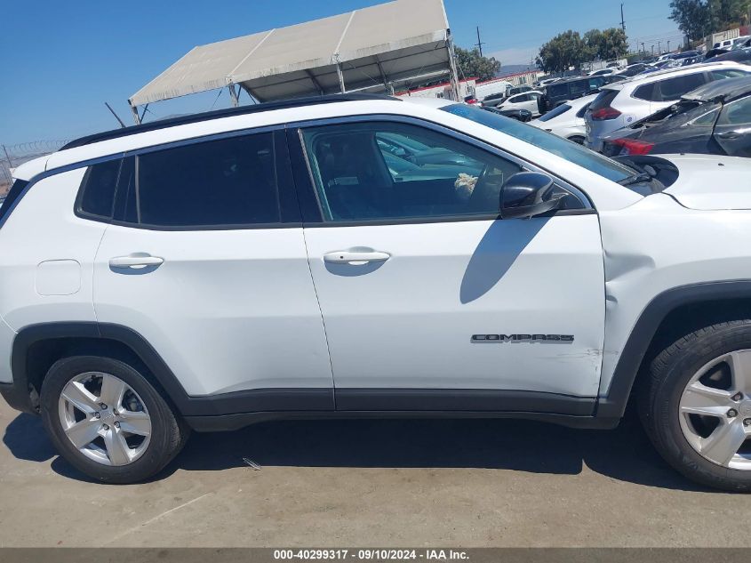 2022 Jeep Compass Latitude Fwd VIN: 3C4NJCBB7NT138003 Lot: 40299317