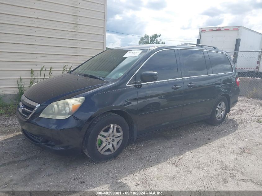 2007 Honda Odyssey Ex-L VIN: 5FNRL38727B074551 Lot: 40299381