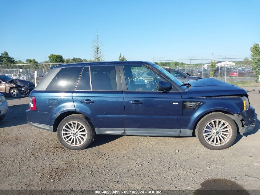 2012 Land Rover Range Rover Sport Hse VIN: SALSF2D47CA742340 Lot: 40299499