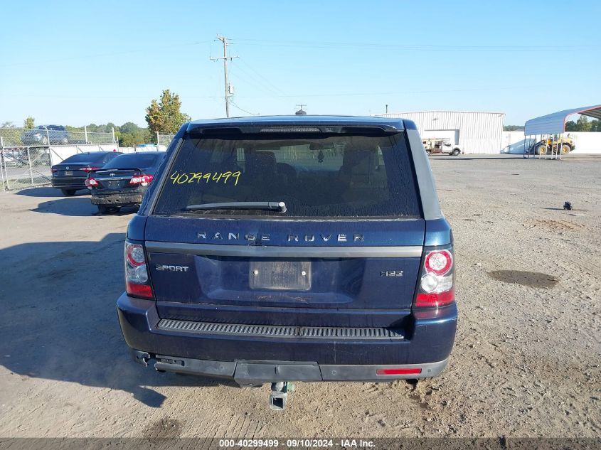 2012 Land Rover Range Rover Sport Hse VIN: SALSF2D47CA742340 Lot: 40299499