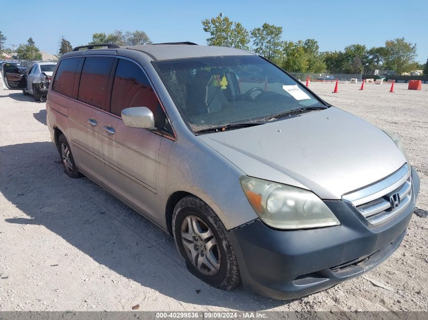 2005 Honda Odyssey Ex VIN: 5FNRL38475B062835 Lot: 40299536