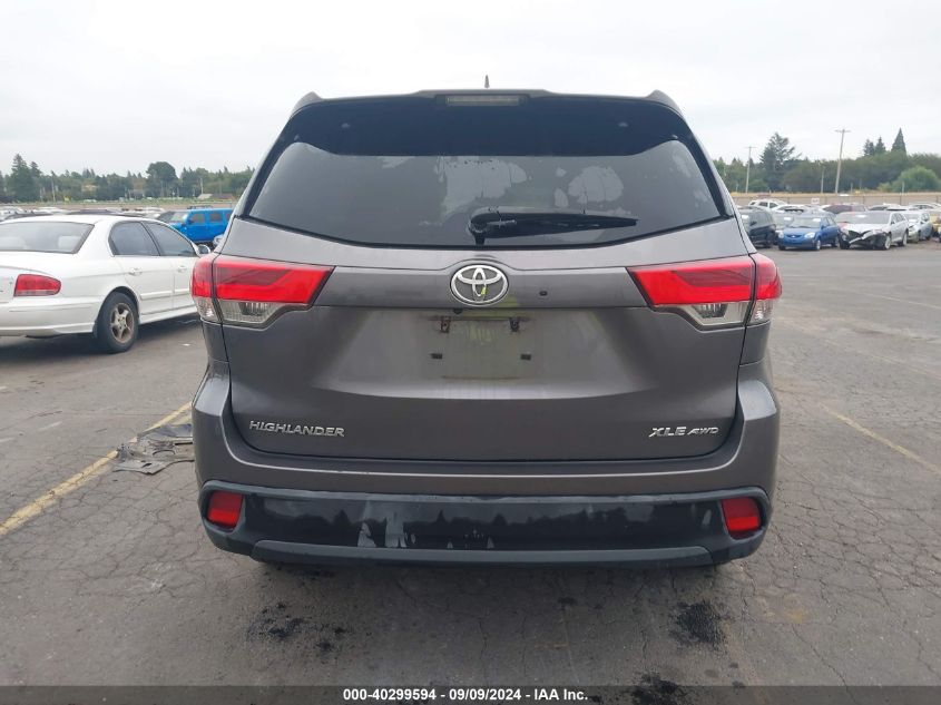 5TDJZRFH7HS362444 2017 Toyota Highlander Xle