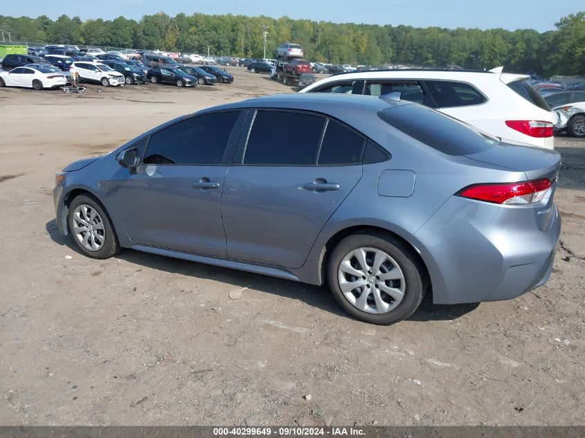 2021 Toyota Corolla Le VIN: JTDEPMAE9MJ183465 Lot: 40299649