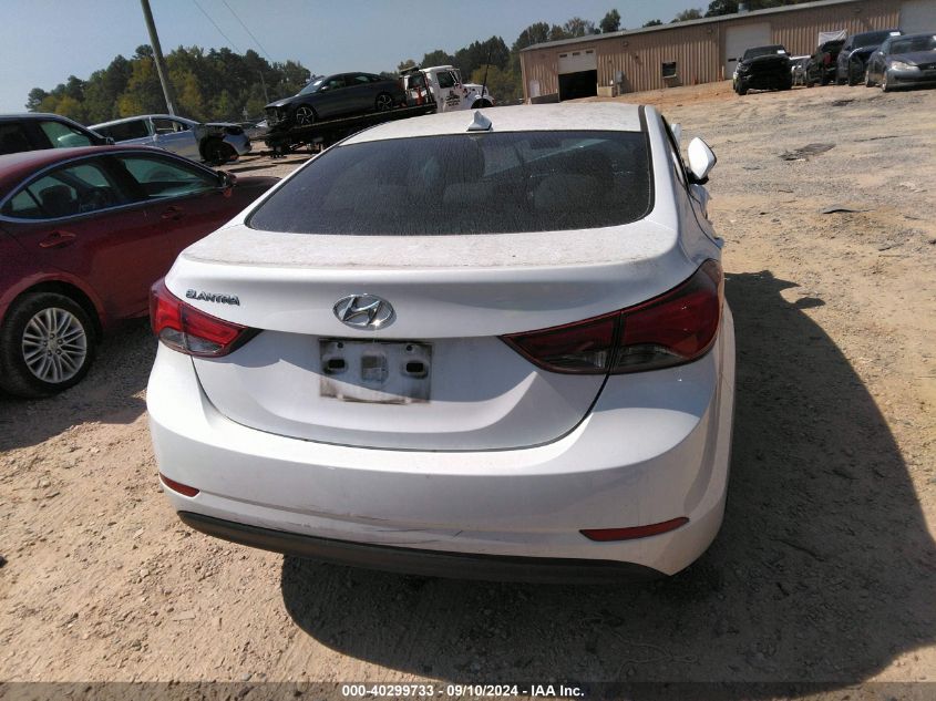 2016 Hyundai Elantra Se/Sport/Limited VIN: 5NPDH4AE2GH677477 Lot: 40299733