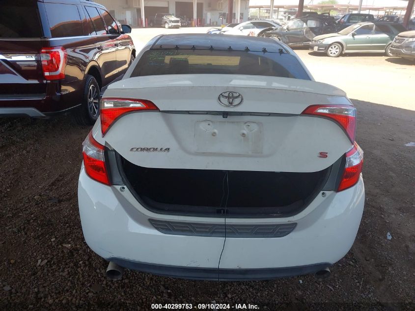 2014 Toyota Corolla L/Le/Le Pls/Prm/S/S Pls VIN: 5YFBURHE9EP016020 Lot: 40299753