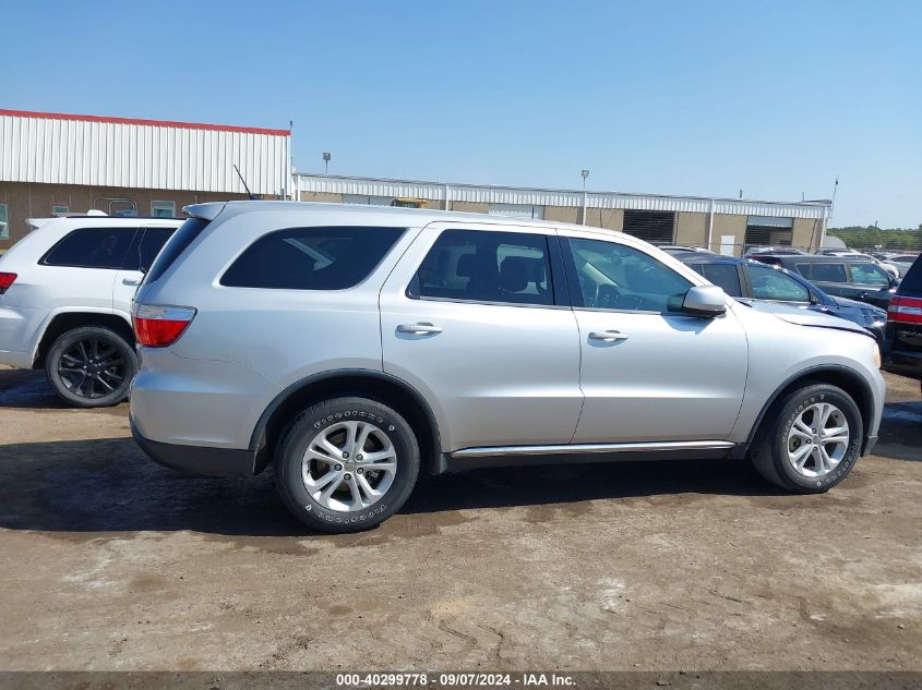 2013 Dodge Durango Sxt VIN: 1C4RDHAG5DC527462 Lot: 40299778