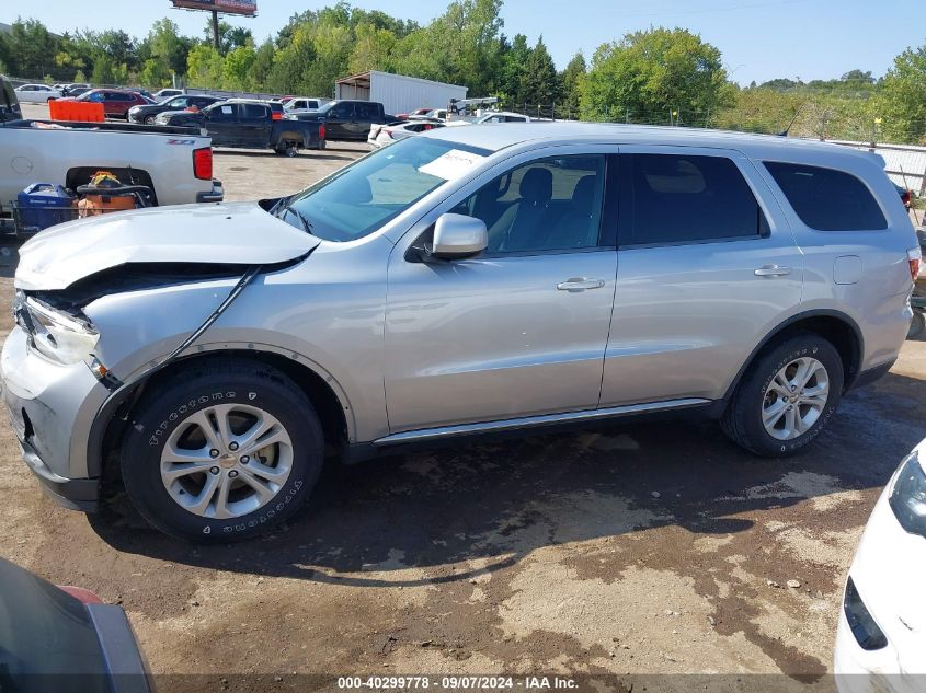 2013 Dodge Durango Sxt VIN: 1C4RDHAG5DC527462 Lot: 40299778