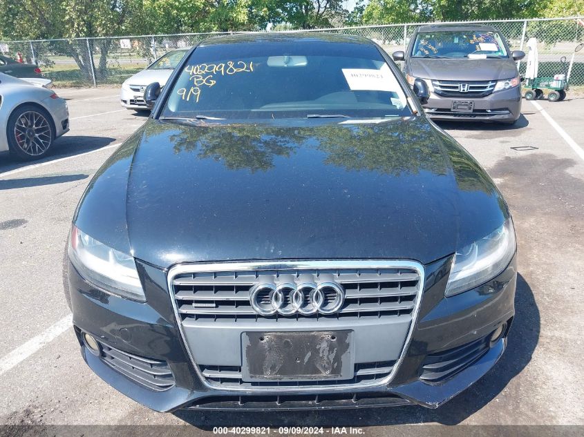 2009 Audi A4 2.0T Premium VIN: WAULF78K29N063091 Lot: 40299821