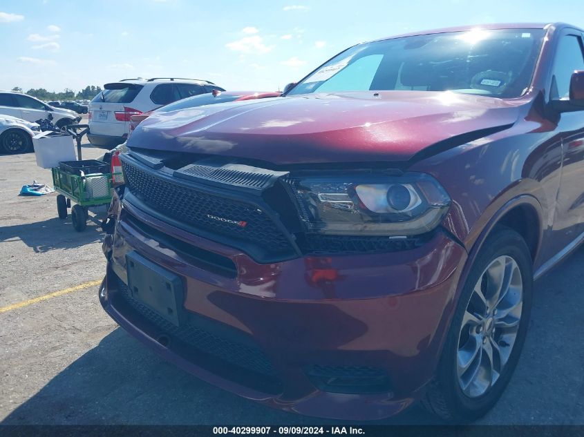 2020 Dodge Durango Gt Plus Rwd VIN: 1C4RDHDG6LC116212 Lot: 40299907