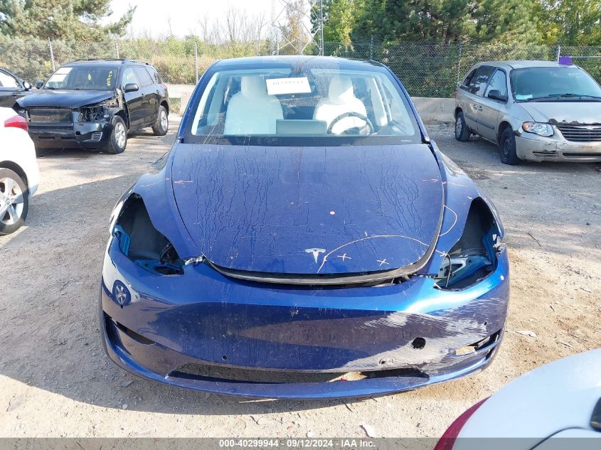 2021 Tesla Model Y Performance Dual Motor All-Wheel Drive VIN: 5YJYGDEF9MF257166 Lot: 40299944