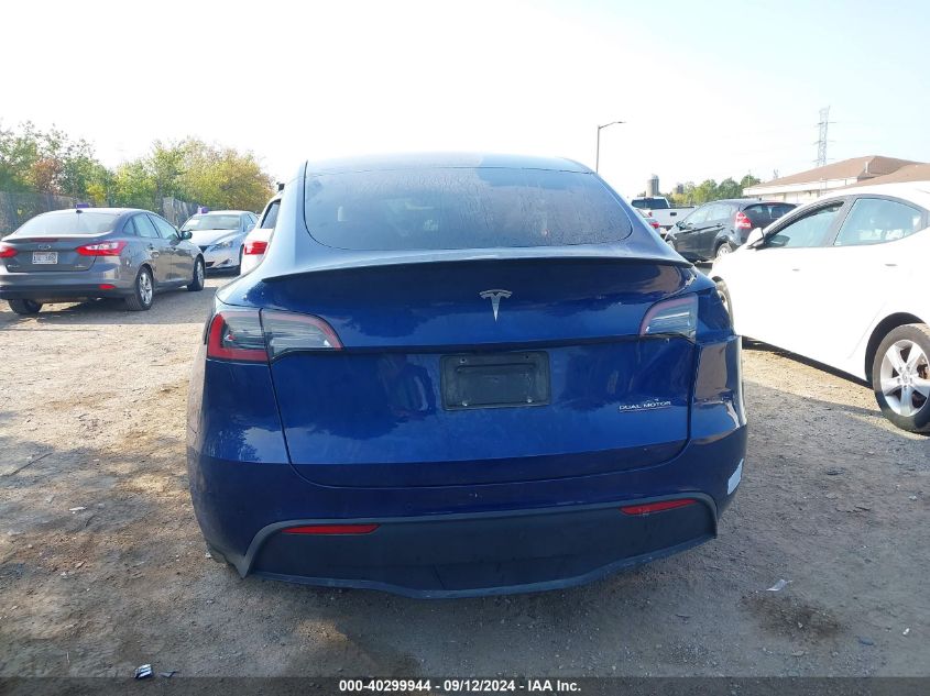 2021 Tesla Model Y VIN: 5YJYGDEF9MF257166 Lot: 40299944