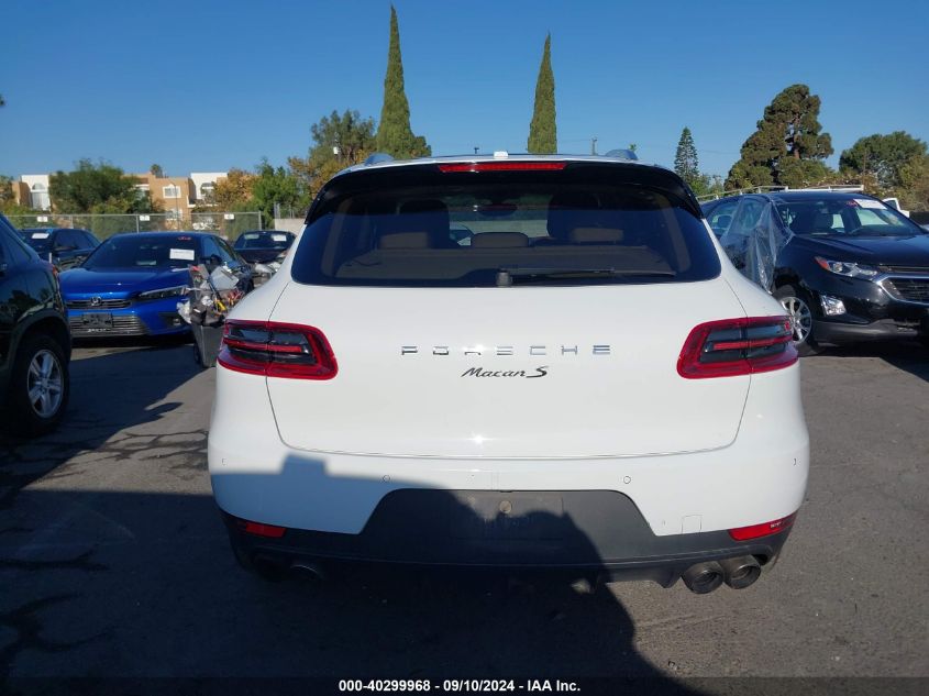 2015 Porsche Macan S VIN: WP1AB2A57FLB68180 Lot: 40299968