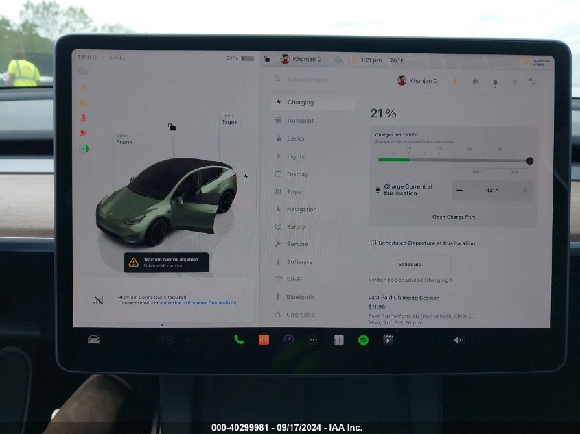 2023 TESLA MODEL Y AWD/PERFORMANCE DUAL MOTOR ALL-WHEEL DRIVE - 7SAYGDEF1PF750802