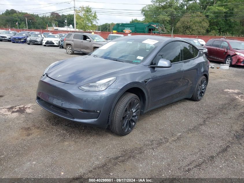 2023 TESLA MODEL Y AWD/PERFORMANCE DUAL MOTOR ALL-WHEEL DRIVE - 7SAYGDEF1PF750802