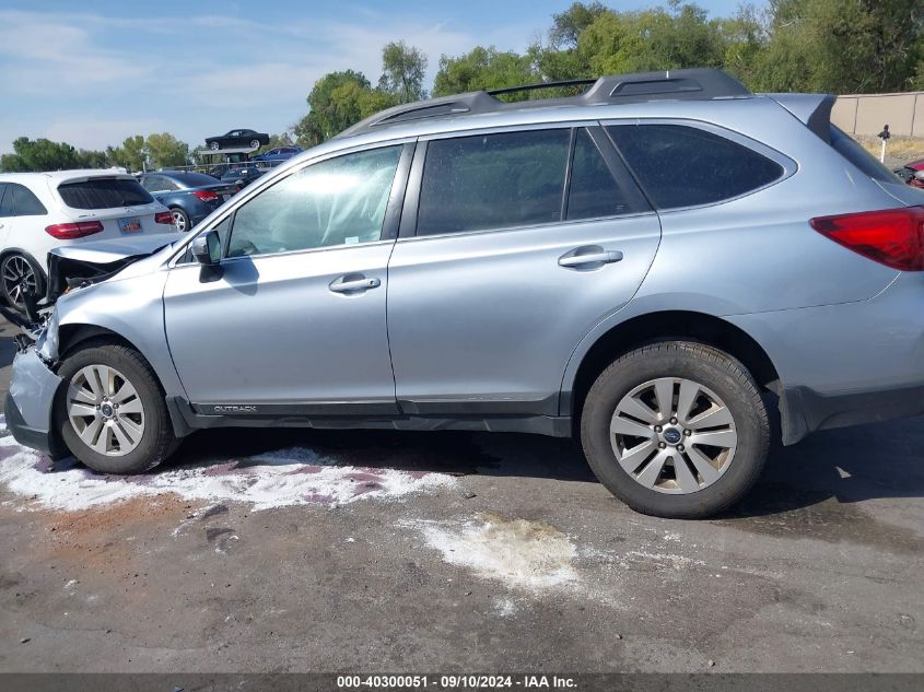 2015 Subaru Outback 2.5I Premium VIN: 4S4BSAHC4F3361192 Lot: 40300051