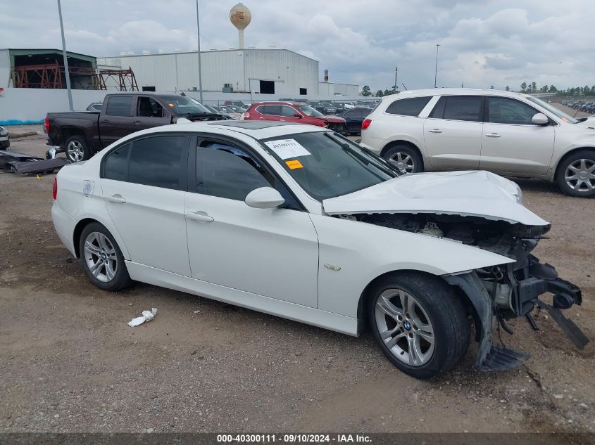 2008 BMW 328I VIN: WBAVA37568NL55899 Lot: 40300111