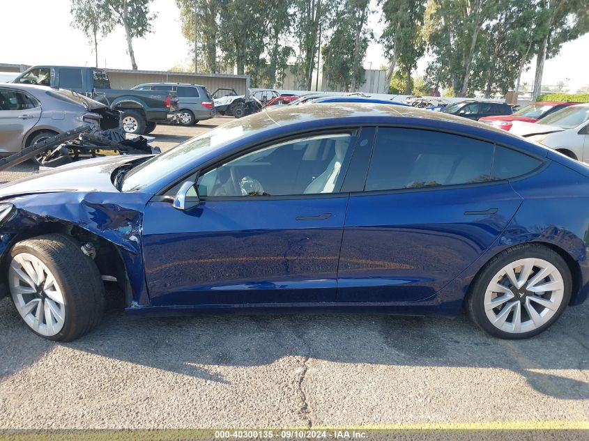 2023 Tesla Model 3 VIN: 5YJ3E1EA7PF672994 Lot: 40300135