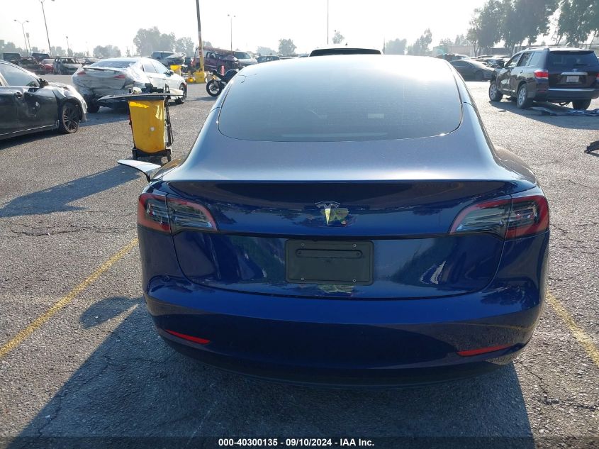 2023 Tesla Model 3 VIN: 5YJ3E1EA7PF672994 Lot: 40300135