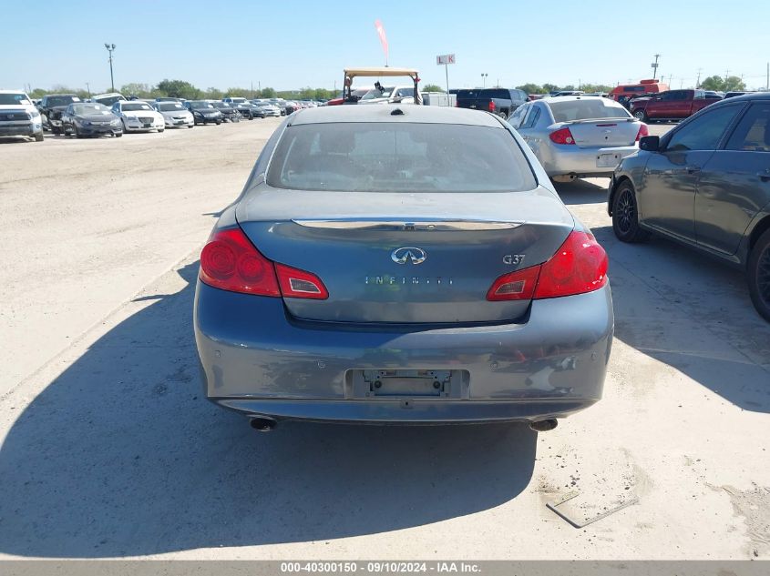 2010 Infiniti G37 Sport VIN: JN1CV6AP1AM402930 Lot: 40300150