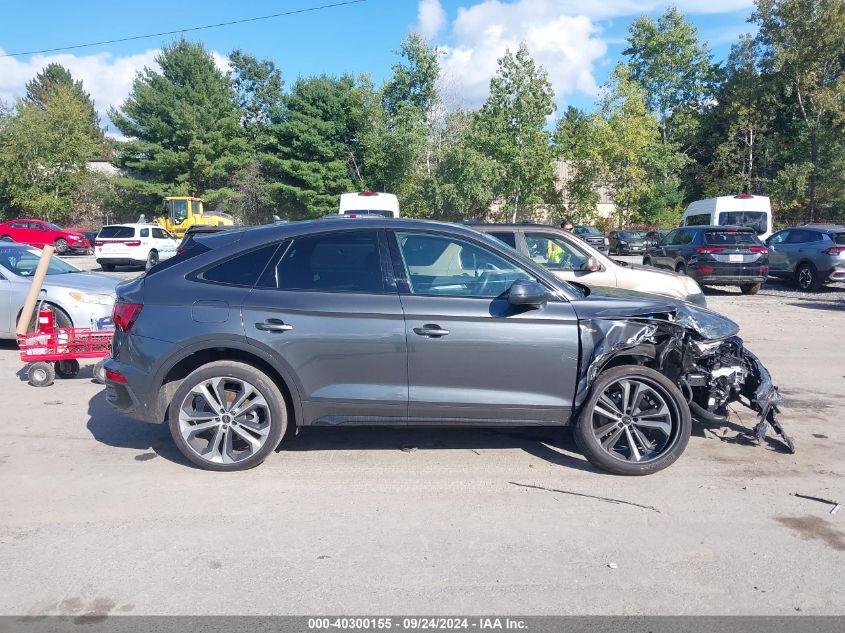 2023 Audi Q5 Sportback Premium Plus 45 Tfsi S Line Quattro S Tronic VIN: WA15AAFY0P2142301 Lot: 40300155