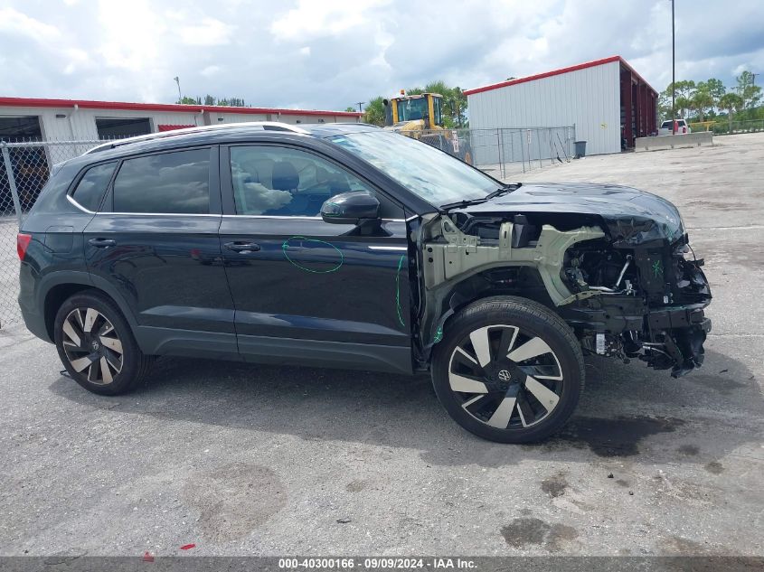 2024 Volkswagen Taos 1.5T Sel VIN: 3VV4X7B21RM045738 Lot: 40300166