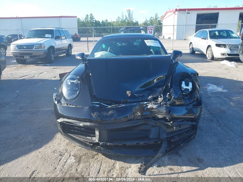 2021 Porsche 911 Carrera/Carrera 4 VIN: WP0AA2A96MS206654 Lot: 40300194